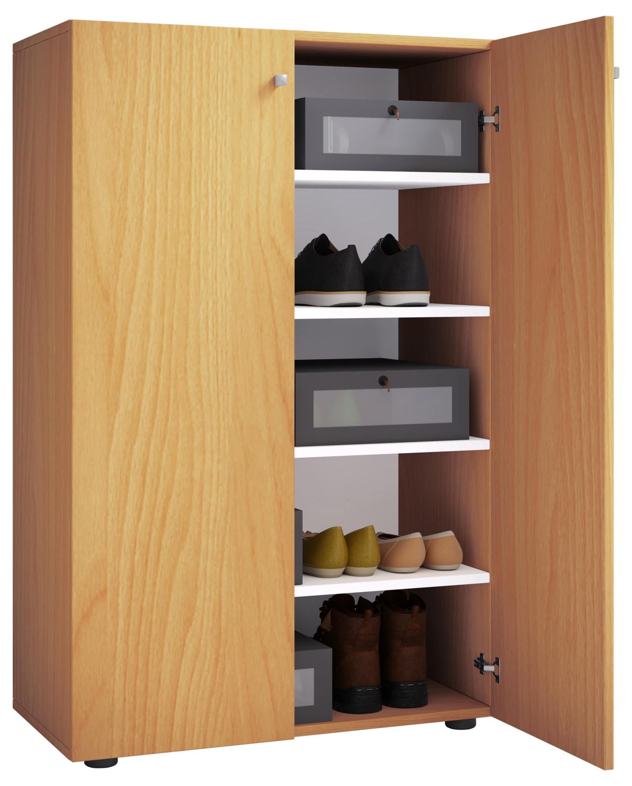 Mehrzweckschrank LONA XL - Buche - Holz - 110 cm