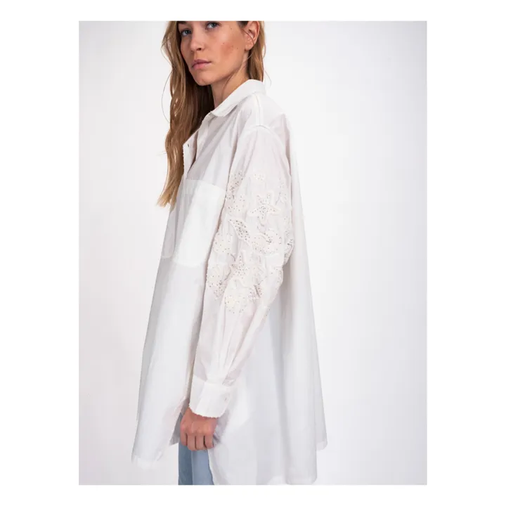 Virginie de Vinster Blouse Oceane | Blanc