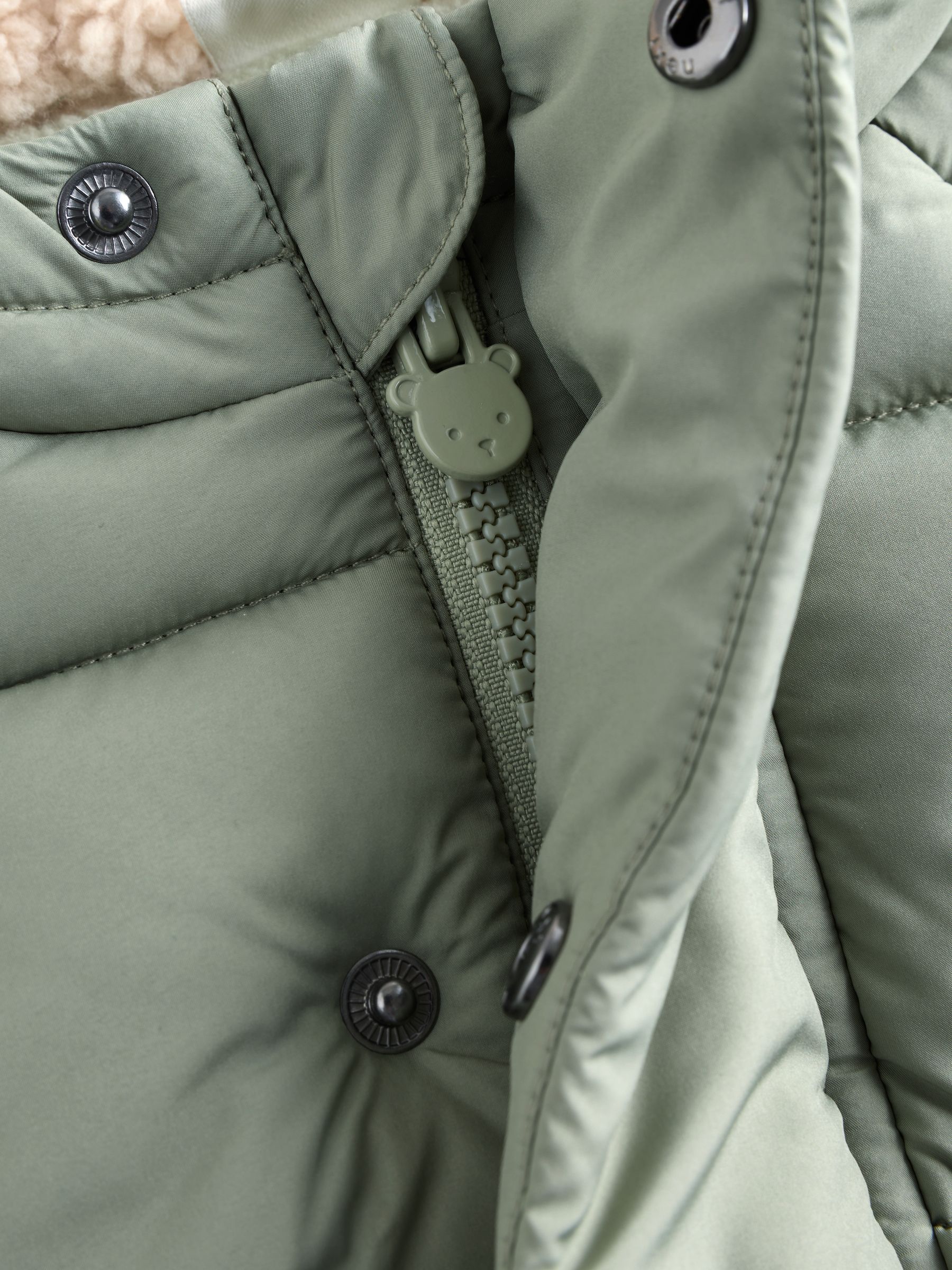 Grijs-groen - Baby pufferjack (0mnd -2jr)