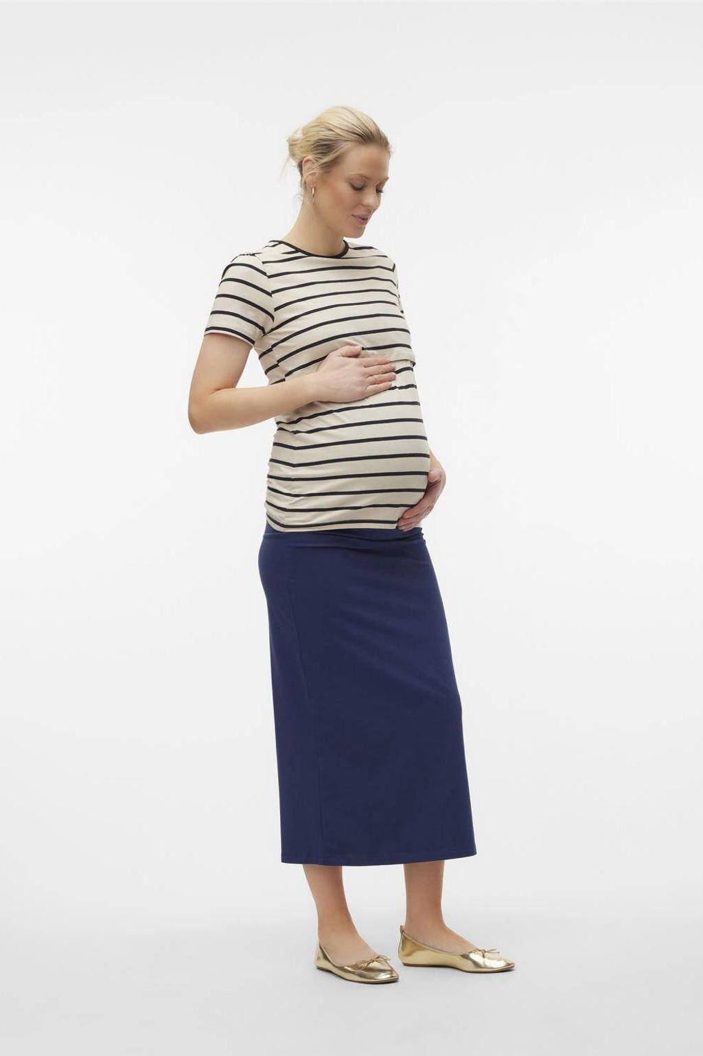 MAMALICIOUS zwangerschapsrok MLEVA donkerblauw