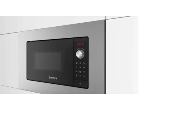 Bosch Serie | 2 BFL623MS3 - Mikrobølgeovn - til indbygning - 20 liter - 800 W - rustfrit stål