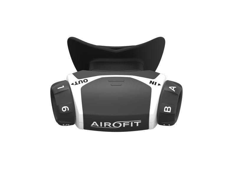 AIROFIT Atemtrainer Active, Schwarz/Weiss Atemtrainer