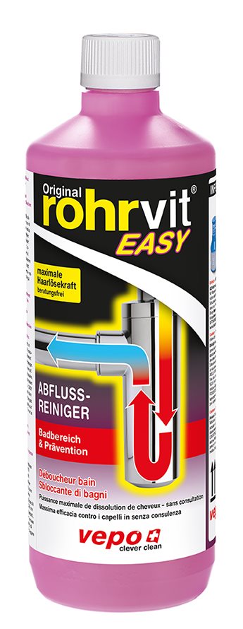 ROHRVIT EASY Abflussreiniger<br>1000 ml, Flasche, flüssig