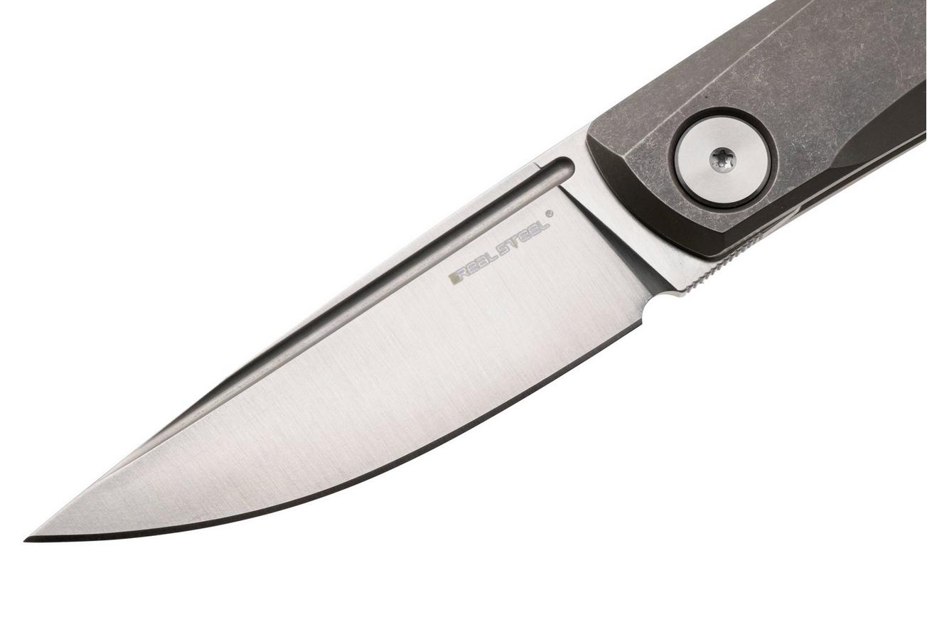Real Steel Luna TS 7001TS02 Satin N690, Bronze Monochrome Titanium, zakmes, Jakub Wieczorkiewicz design
