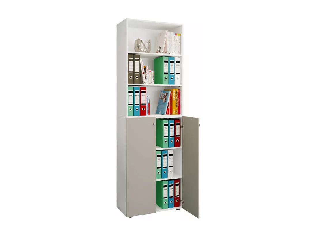 Armoire de bureau Armoire à dossiers Étagère Lona 6f