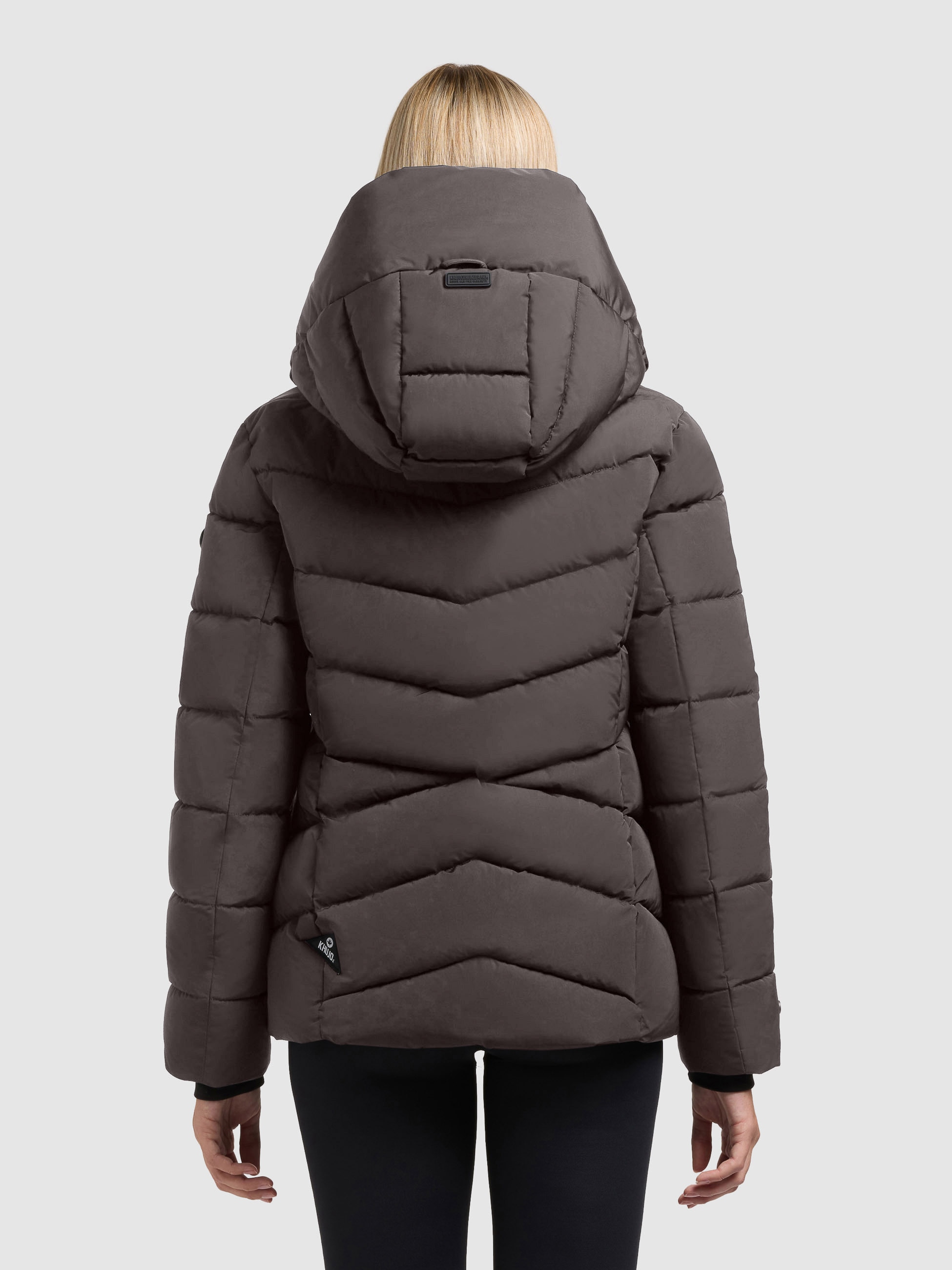 khujo Steppjacke »HERSCH« mit Kapuze Kapuze mit elastischem Kordelzug, elastische Bündchen am Ärmelfutter