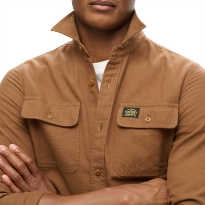 Chemise à manches longues homme Traiman Flannel SUPERDRY