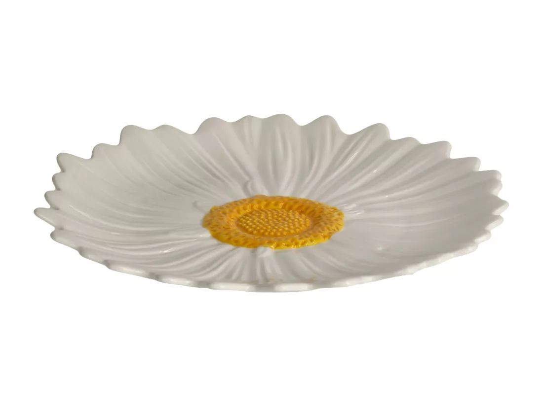 Plateau de Service Moyen en Porcelaine Blanche 31,7x31,7 cm