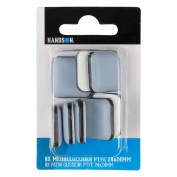 HANDSON Meubelglijder PTFE 24x24 mm 8 stuks