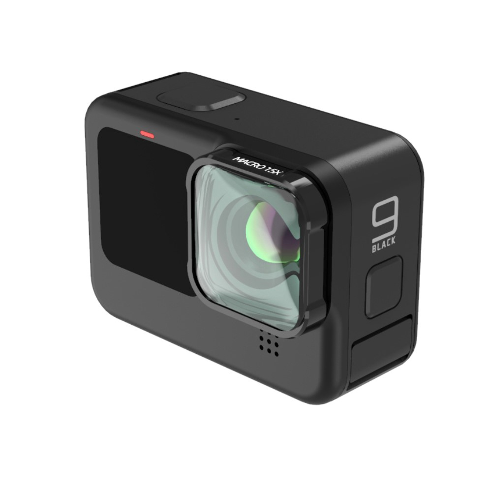 GoPro Hero 13 / 12 / 11 / 10 / 9 Black Macro Filter Linsenfilter 15x Vergrösserung