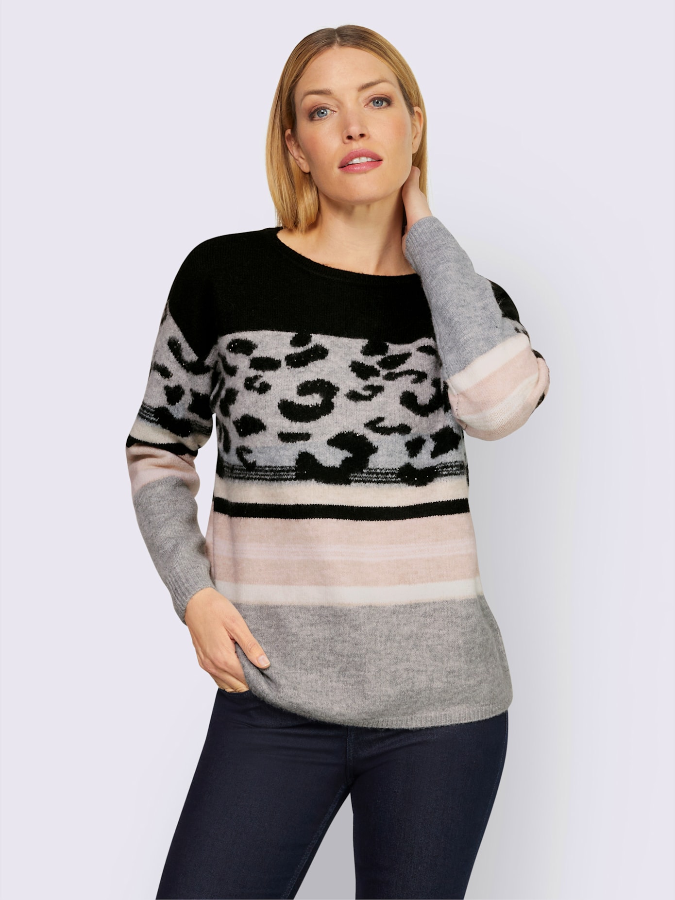 Pull joli motif léopard