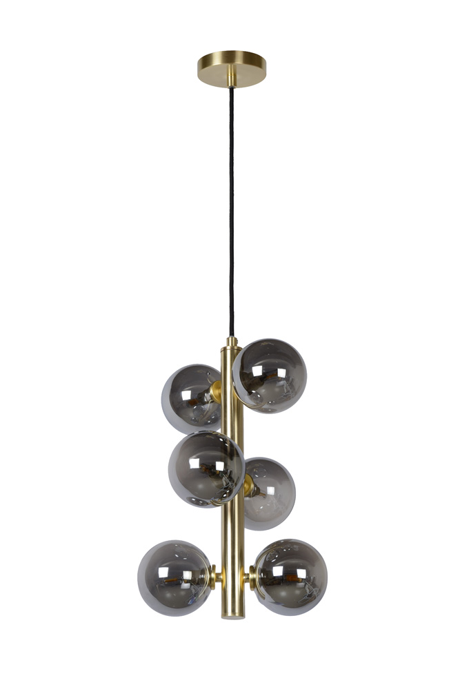 Lucide Tycho plafondlamp 6x G9 goud mat