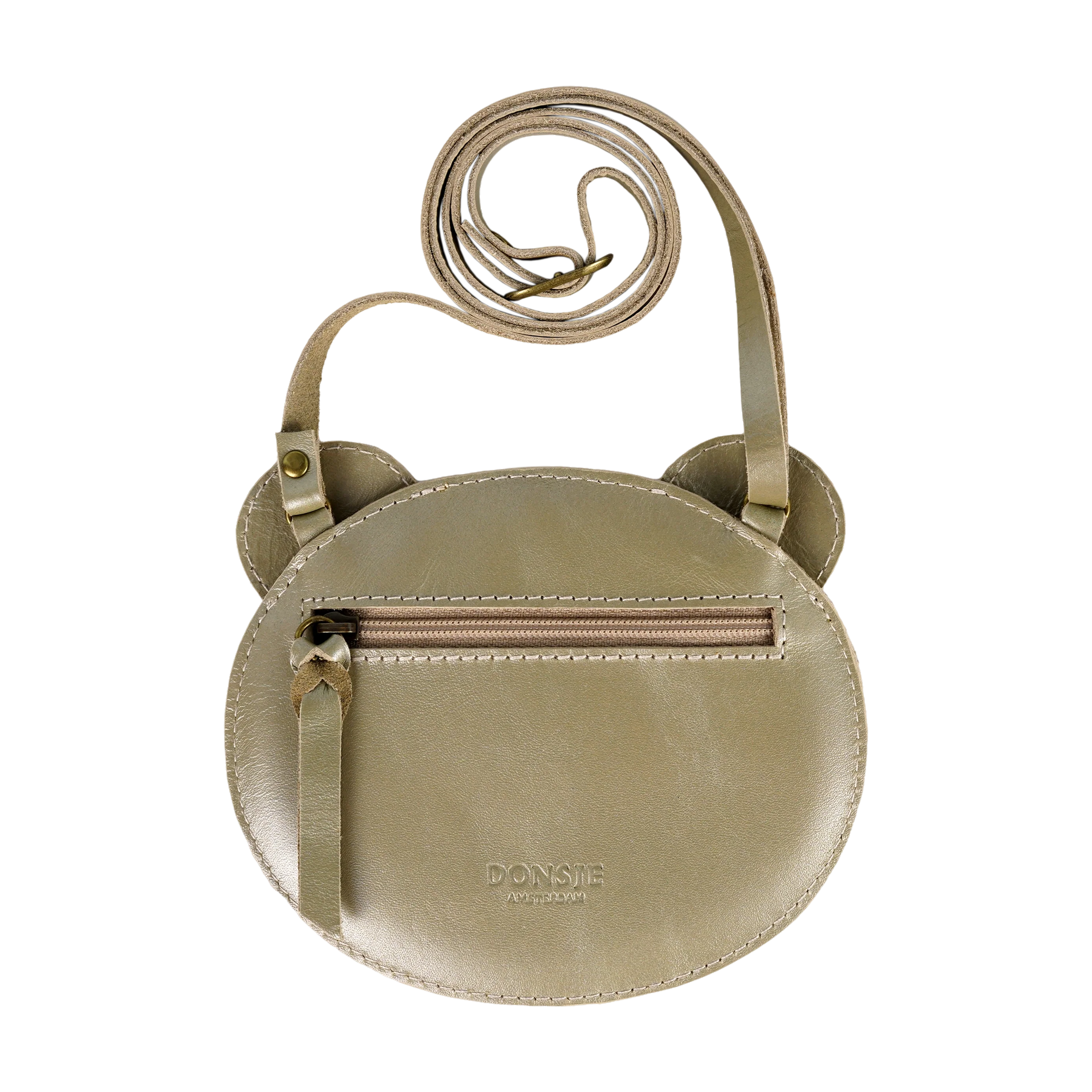 Blinc Purse | Bear | Champagne Metallic Leather