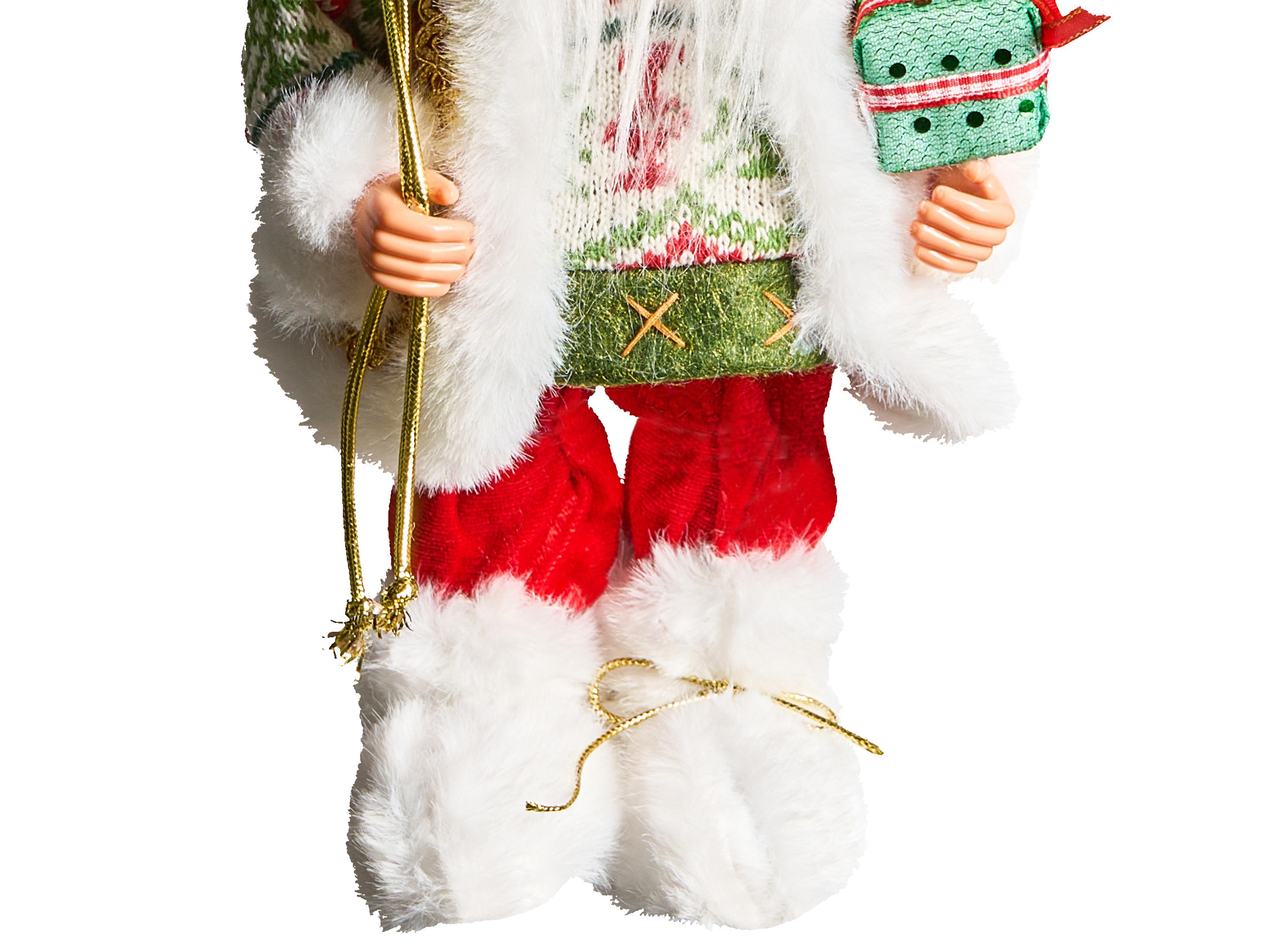 Kerstdecoratie MOSVATN Kerstman 37 cm Rood/groen