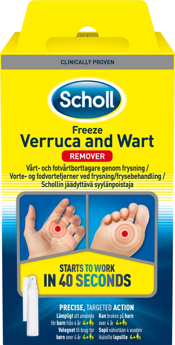 Scholl Vorte- og fodvortebehandling - 80 ml