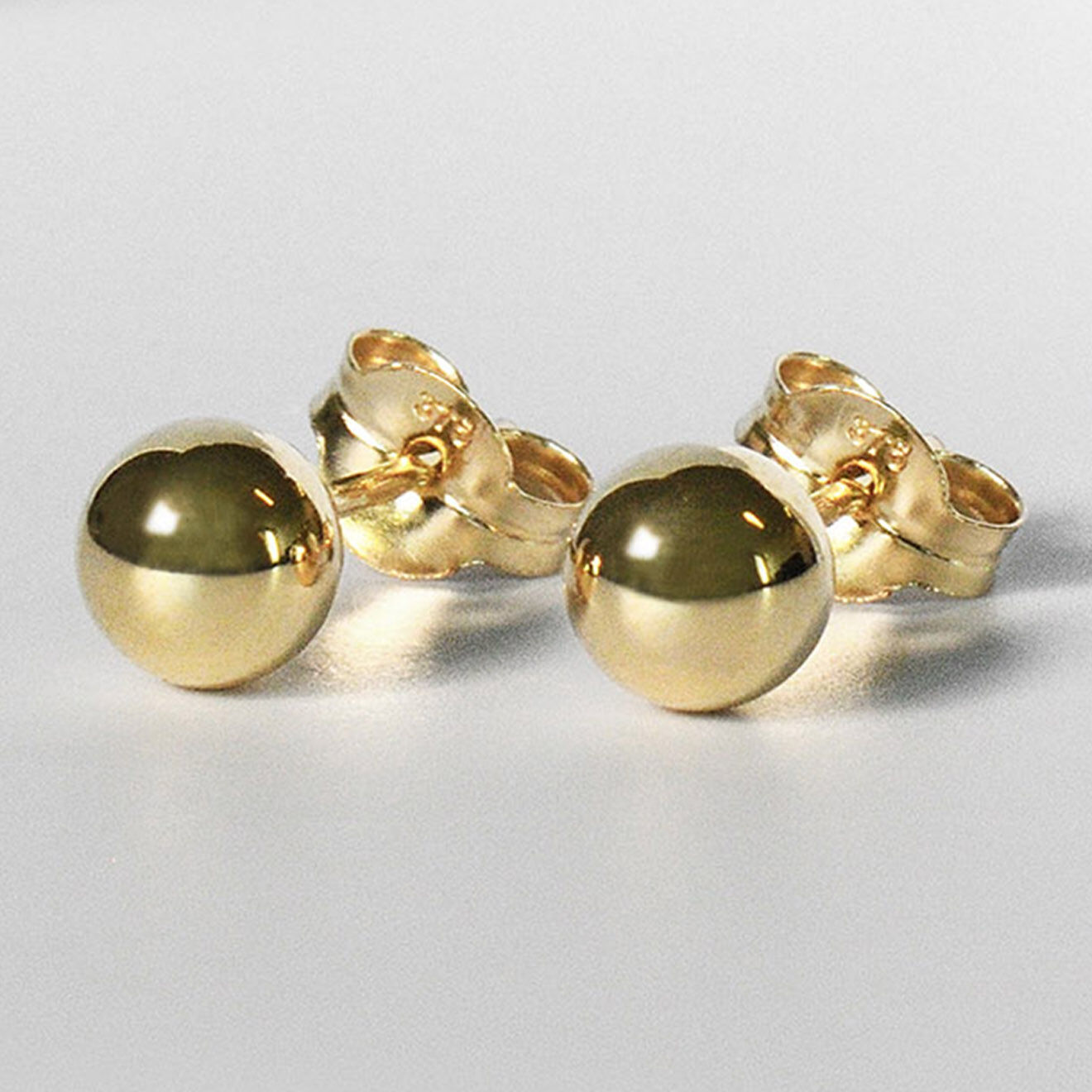 Instant d'Or Boucles d'oreilles Puces or jaune Ø 1 mm