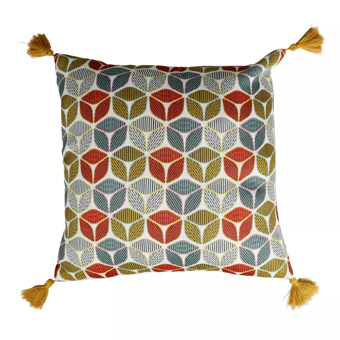 Housse de coussin carrée (40 x 40 cm) Cocktail Multicolore