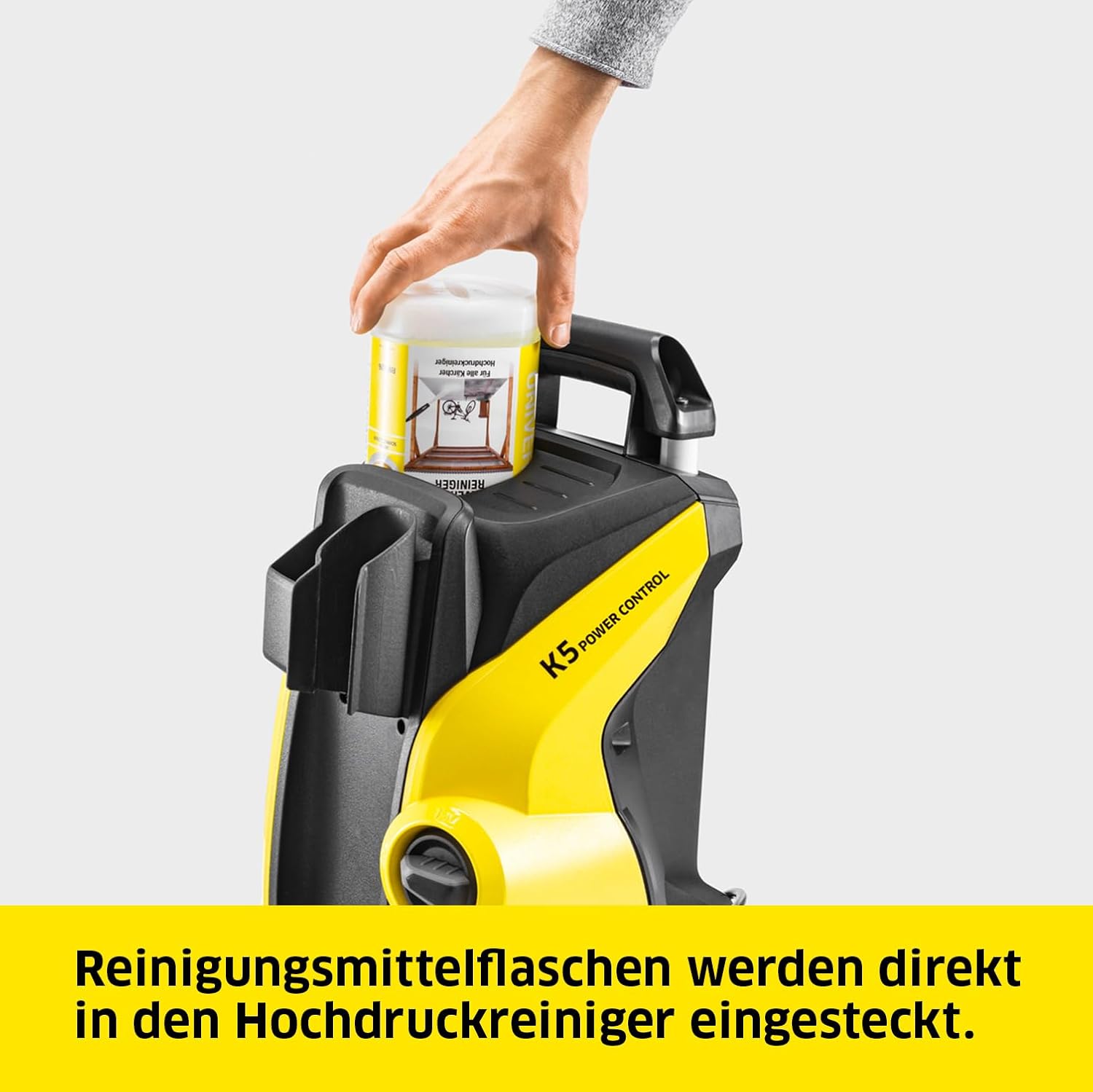 Kärcher Hochdruckreiniger K 5 Power Control Home, Druck: max. 145 bar, Fördermenge: 500 l/h, Fläche: 40 m²/h, Wasserfilter, Gewicht: 13 kg, Hochdruckpistole, Dreckfräser, Strahlrohr, Home Kit