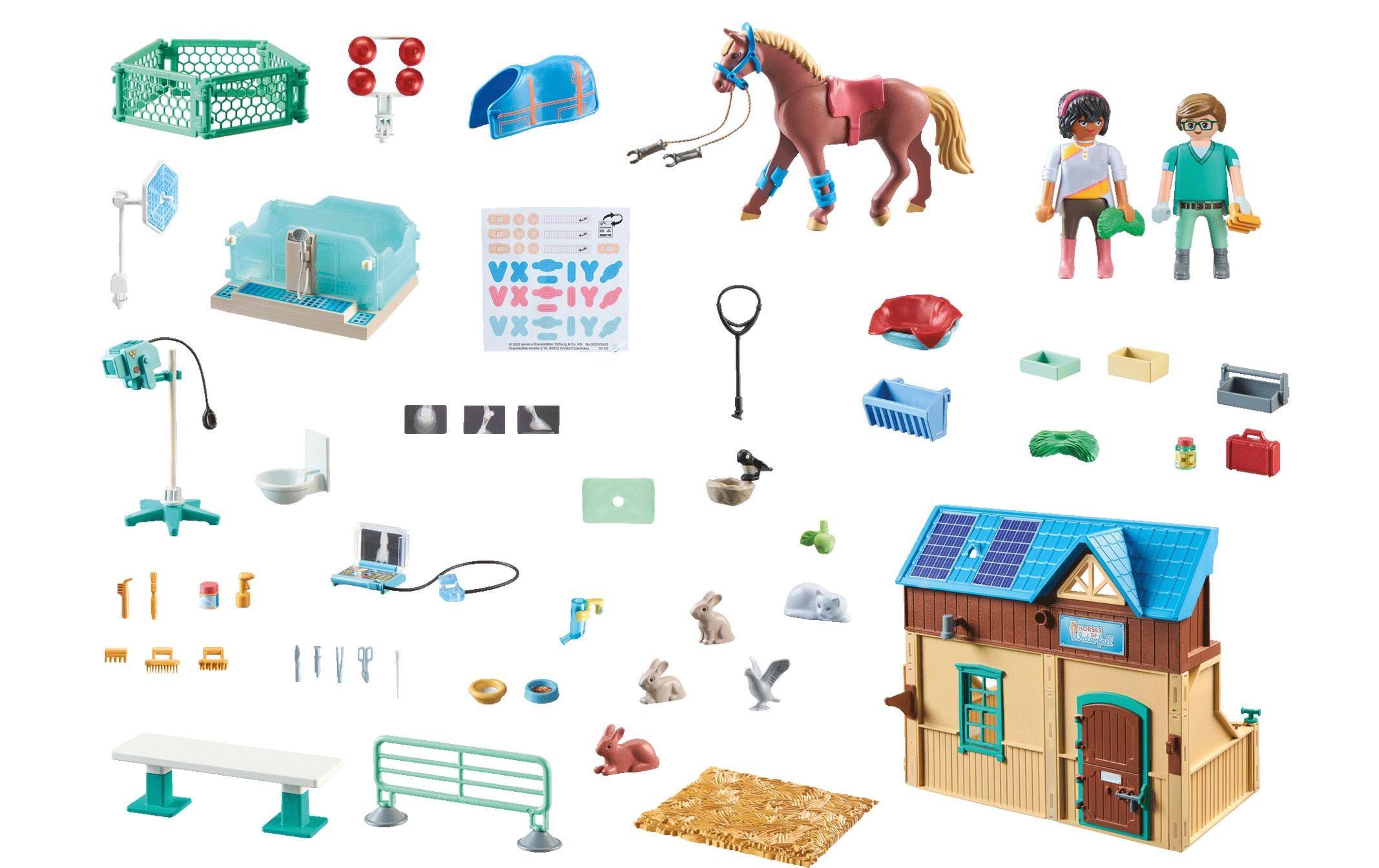 Playmobil® Spielbausteine »Horses of Waterfall Reittherapie & Tierarztpraxis 71352«