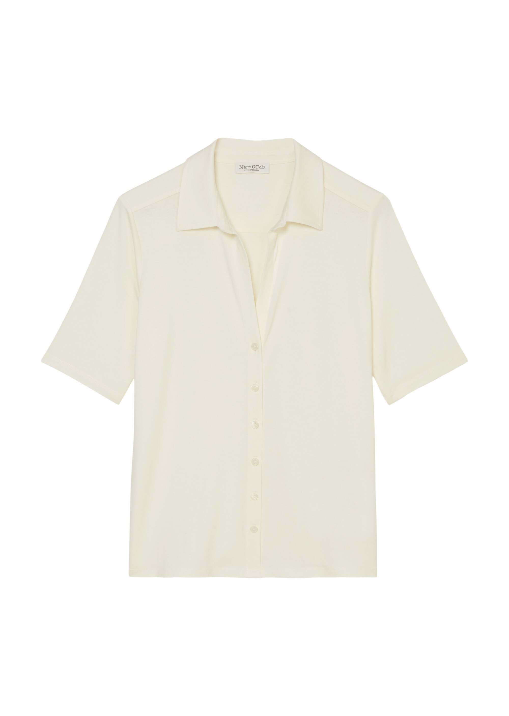 Kurzarm-Jerseybluse aus LENZING™ ECOVERO™