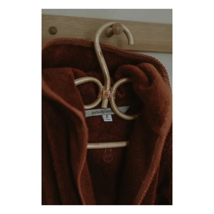 garbo&friends Peignoir de bain en coton | Cinnamon