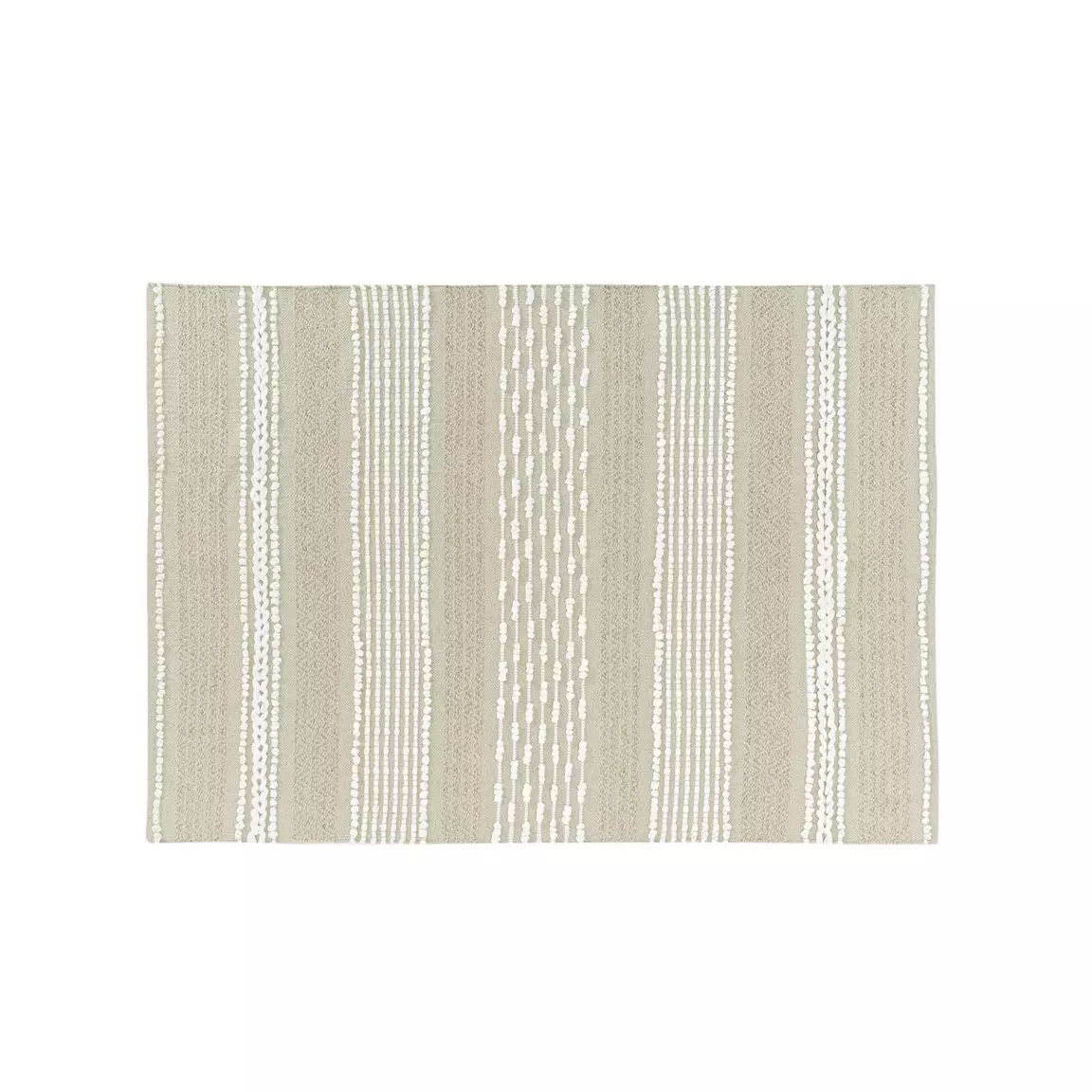 Tapis de salon coton (170 cm) Blanca Beige