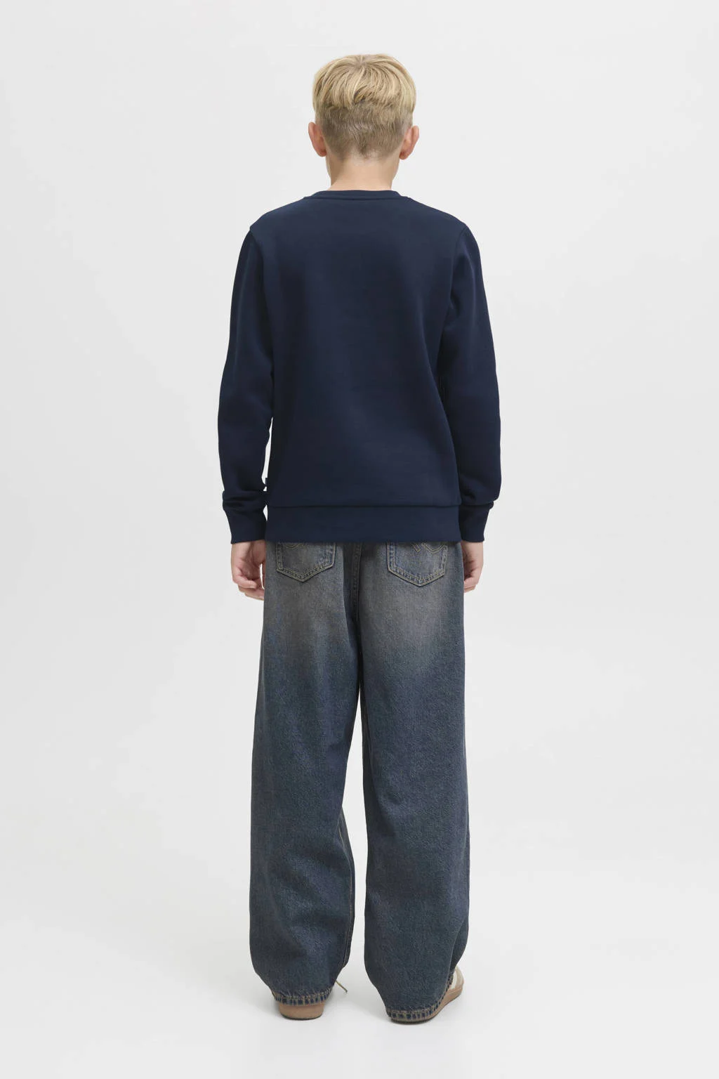 JACK & JONES JUNIOR sweater donkerblauw