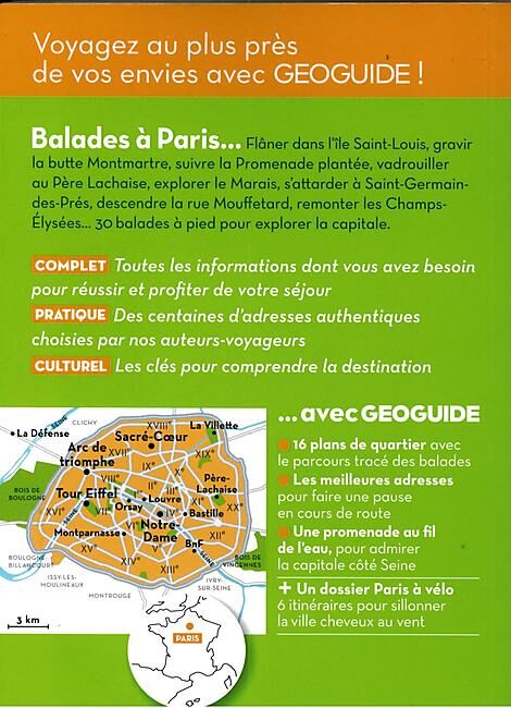 GALLIMARD - GEOGUIDE BALADES A PARIS