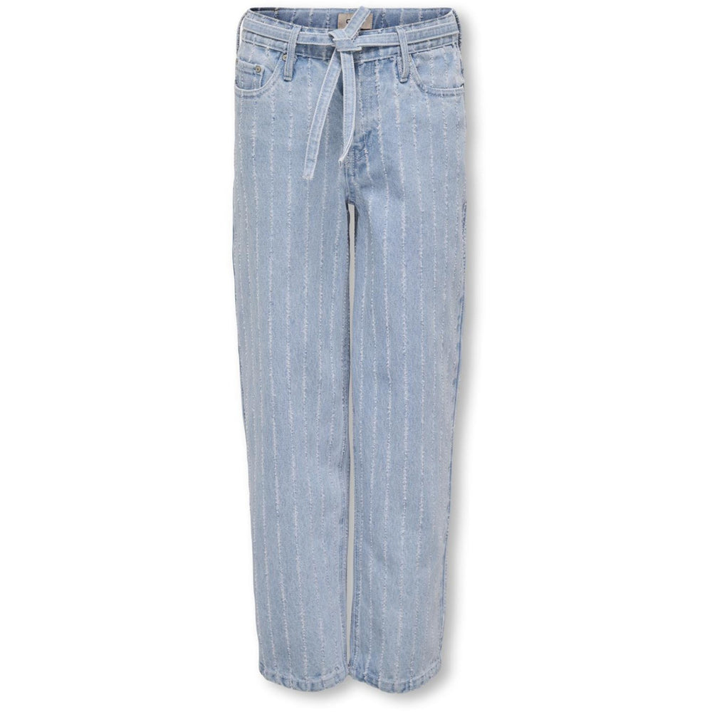 Køb kids ONLY Light Blue Denim Stripe Koggianna Mw Straight Stripe Dnm York