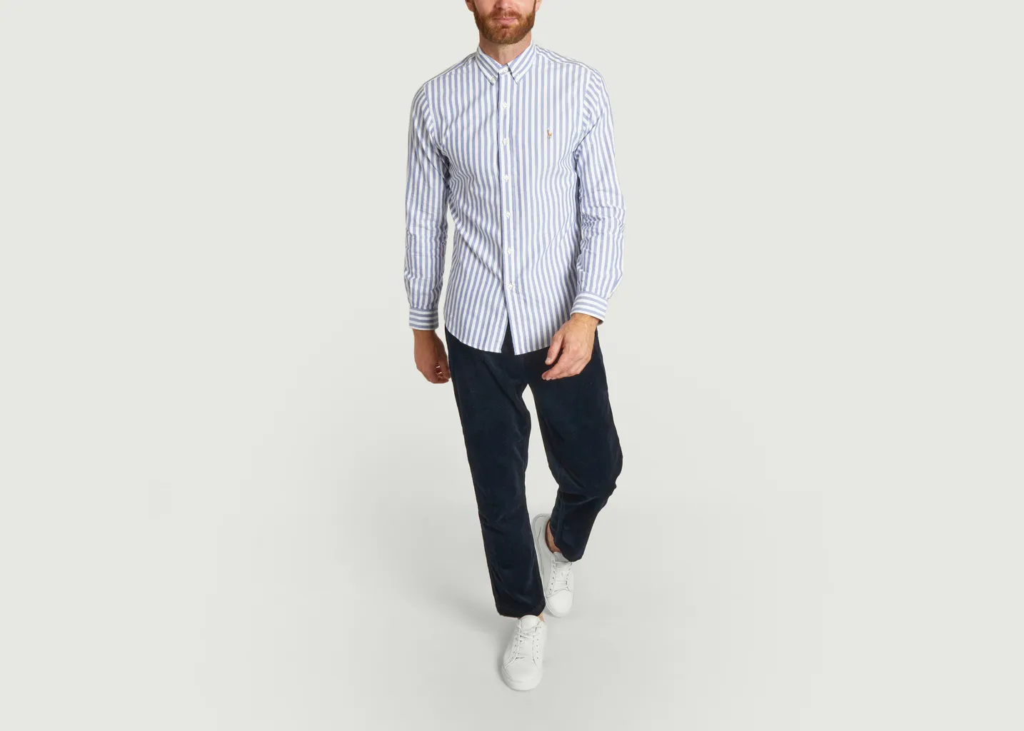 Chemise Oxford ajustée stretch à rayures Polo Ralph Lauren