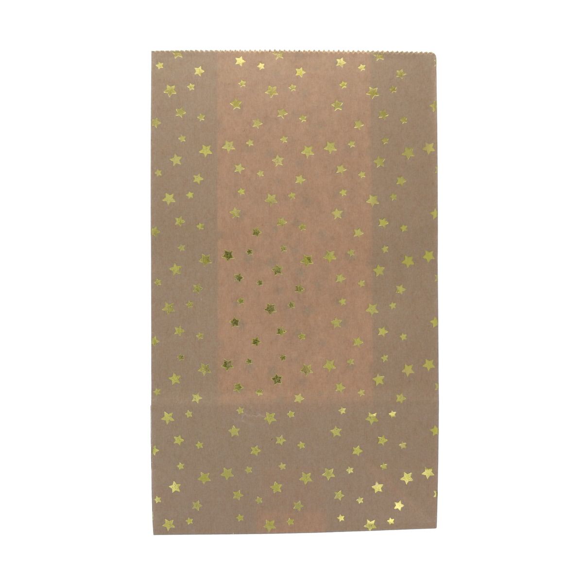 Pochettes kraft étoiles dorées x12 Surprise Partie !