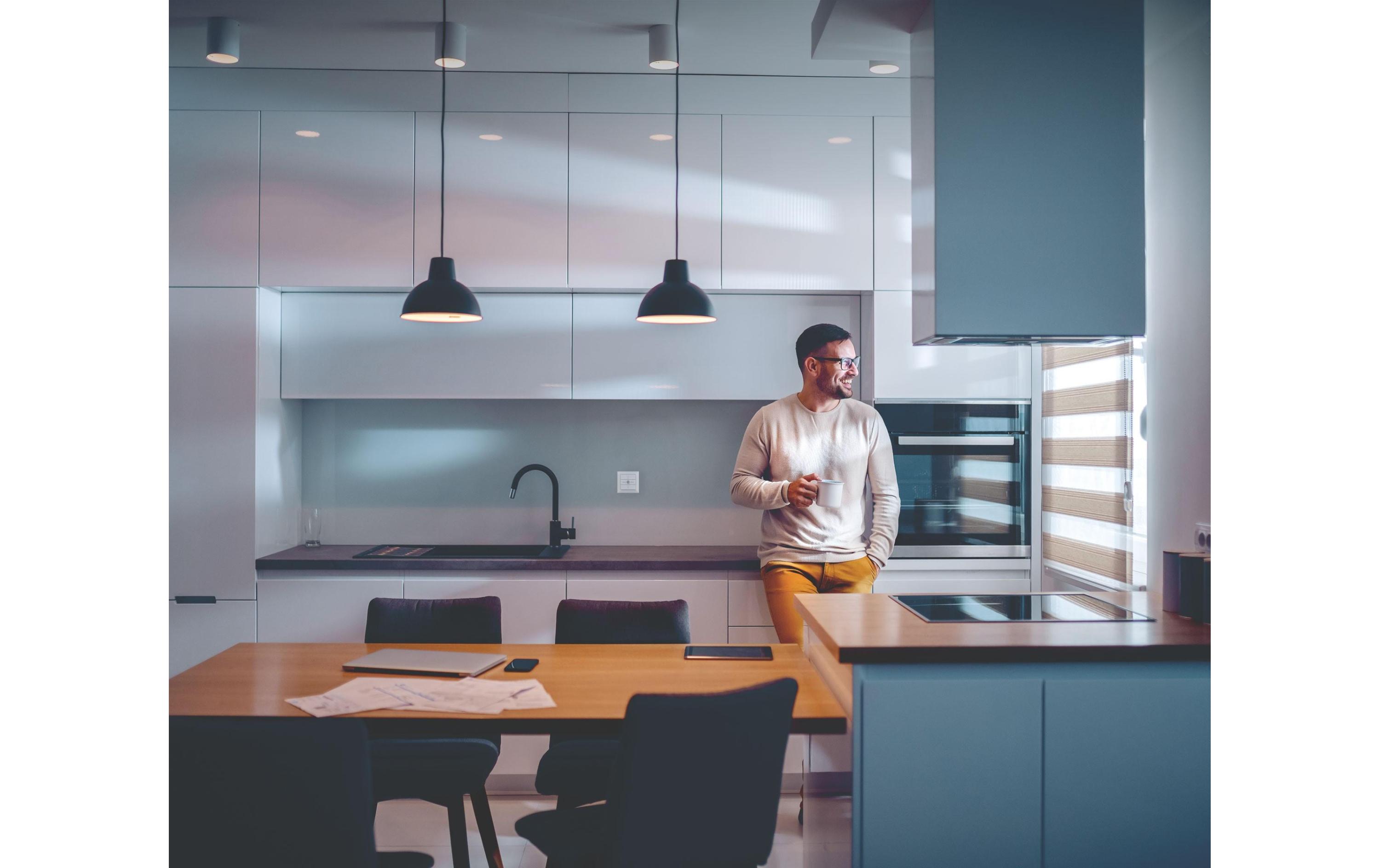 WLAN-Schalter «dingz» UP dunkelgrau<br>WiFi Funk-Schalter «dingz» für Licht, Storen und Heizungssteuerung UP dunkelgrau