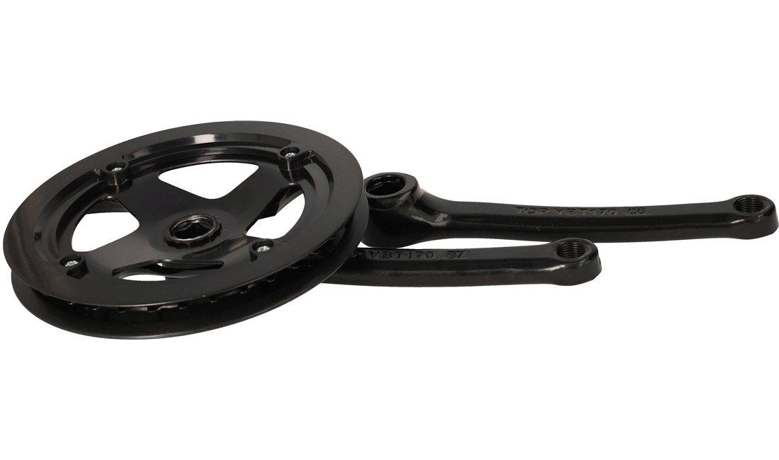 Garniture 36T 170mm sort
