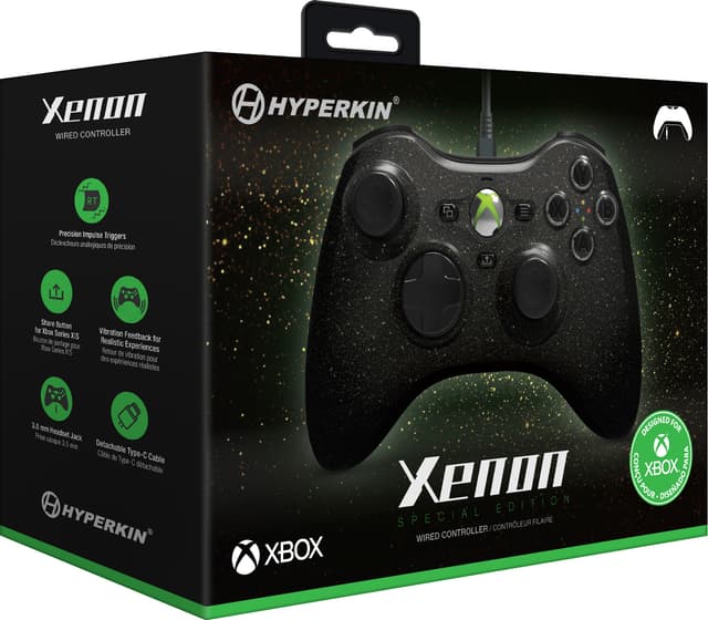 Hyperkin Cirka Xenon Xbox USB-C kablet gamepad (kosmisk nat)