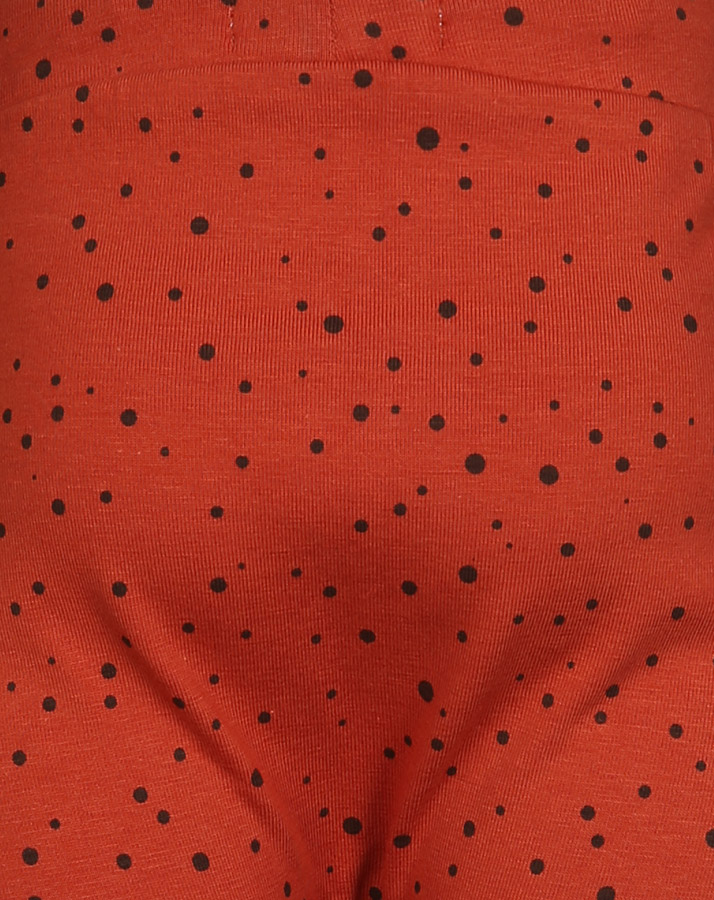 Jersey-Hose COMFORT BOBBY – DOTS in rostrot