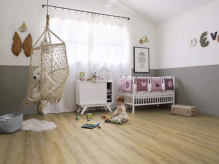 Lame PVC auto-adhésive Senso Premium Balade bois miel 18,4 x 121,9 cm GERFLOR (vendue au carton)