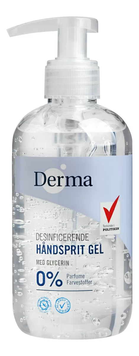 Derma Håndsprit Gel - 250 ml.