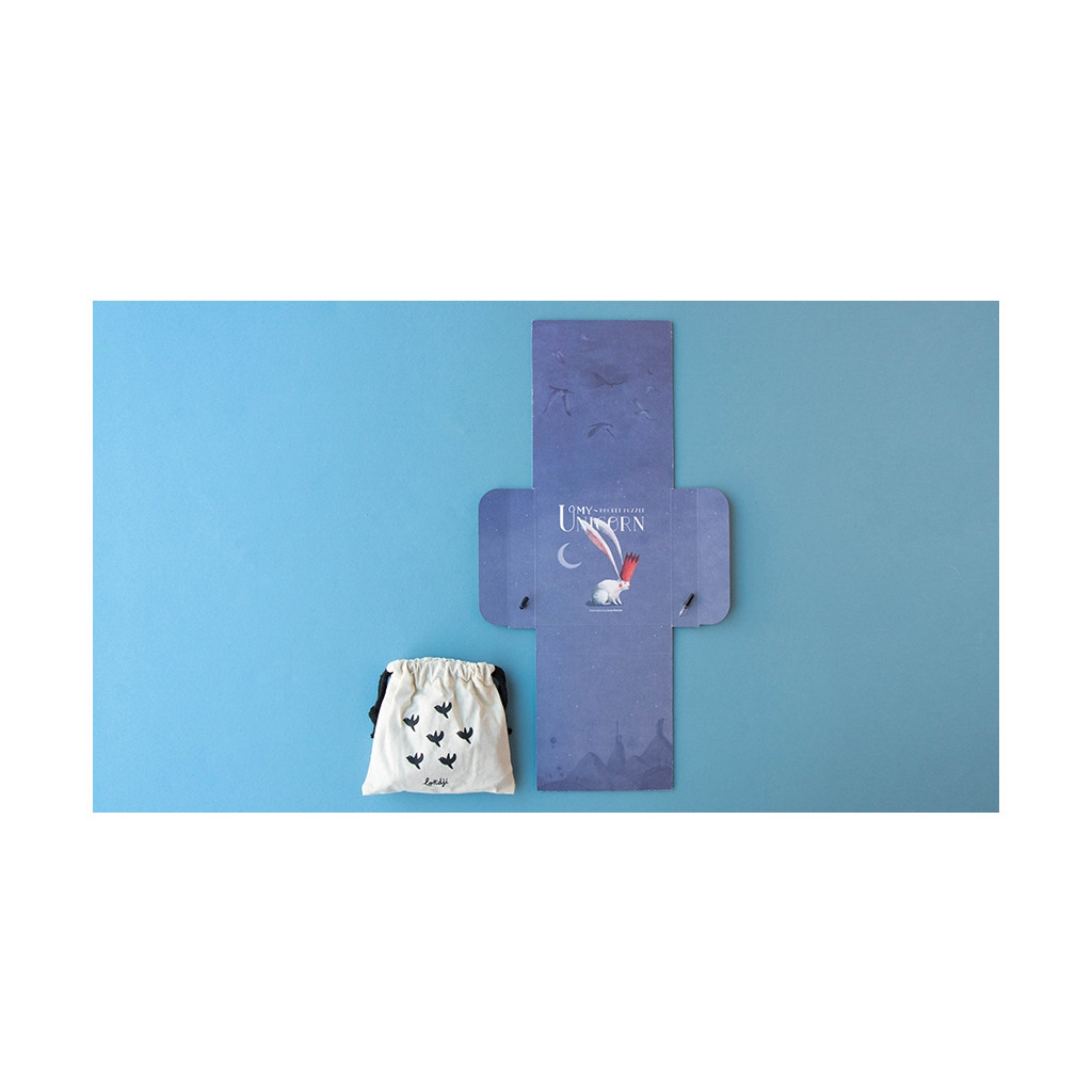 Puzzle - Pocket My Unicorn - 100 Pièces