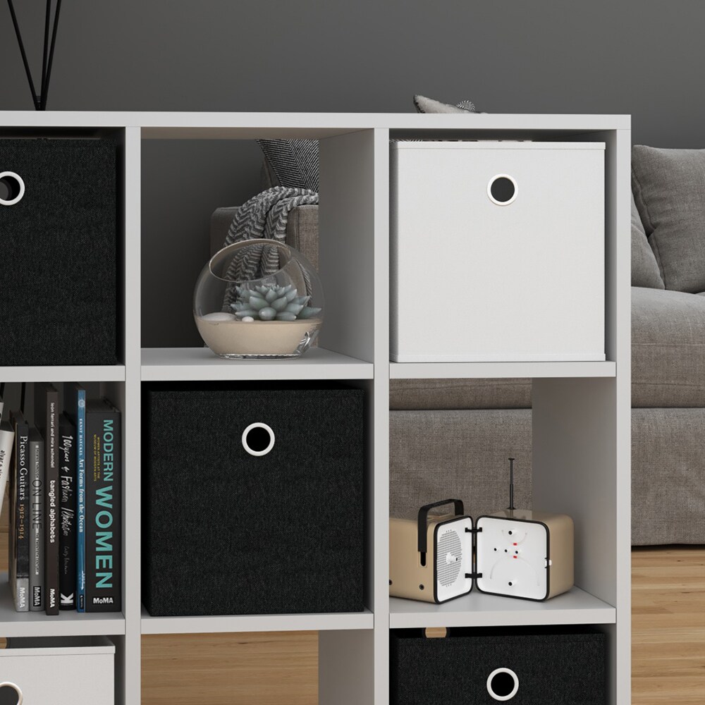 VICCO Raumteiler HYLDA 9 Fächer Weiß Standregal Regal Bücherregal Büroregal