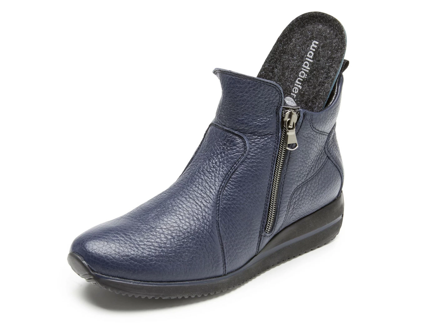 Waldläufer Stiefelette aus weichem Hirsch-Nappaleder