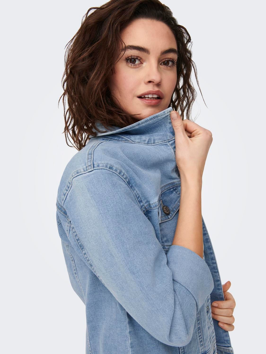 ONLWONDER Jeansjacke Light Blue Denim