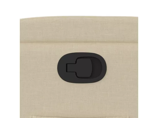 Fauteuil inclinable Crème Tissu