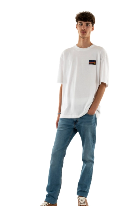 Tee shirt timberland ss graphic 100 white