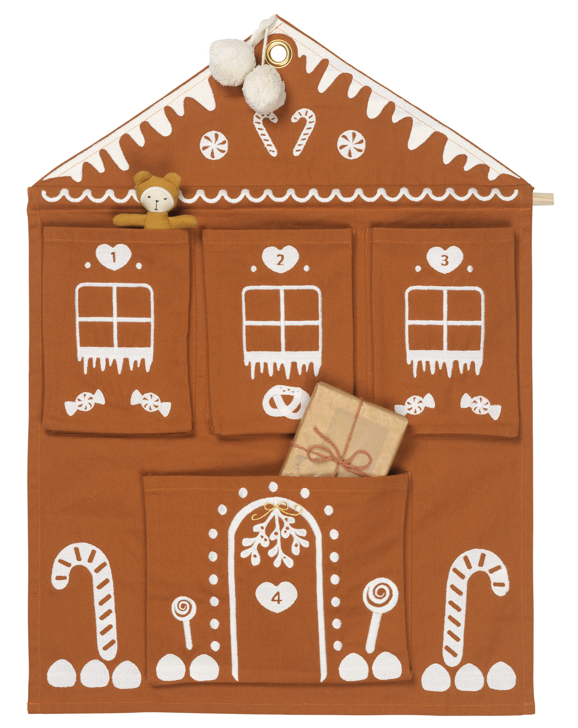 Adventskalender GINGERBREAD in braun
