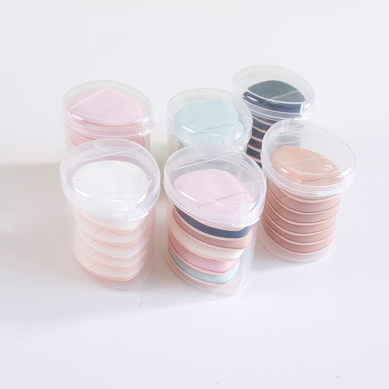 Candy Drop - Mini vingerpoederdons / Etui / Set (Diverse ontwerpen)