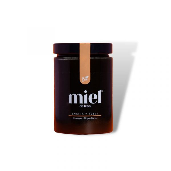 Mel de Leon Mel de Azinheira e Carvalho Biológico 800g Miel de Leon