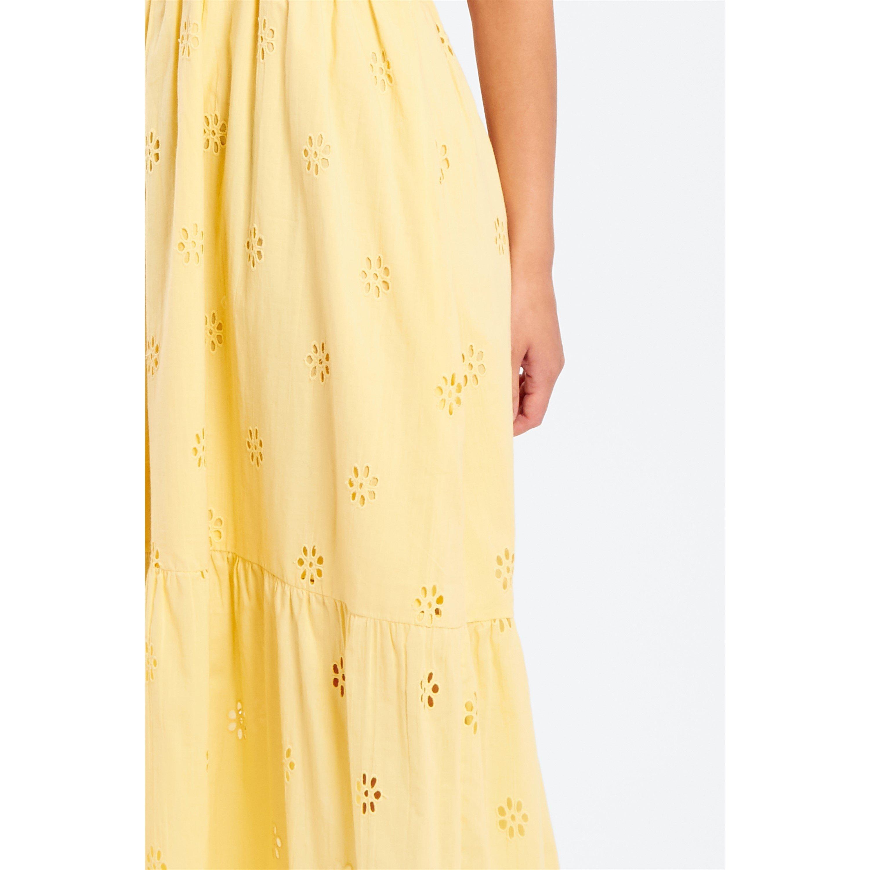 Be You Broderie Broderie Maxi Dress