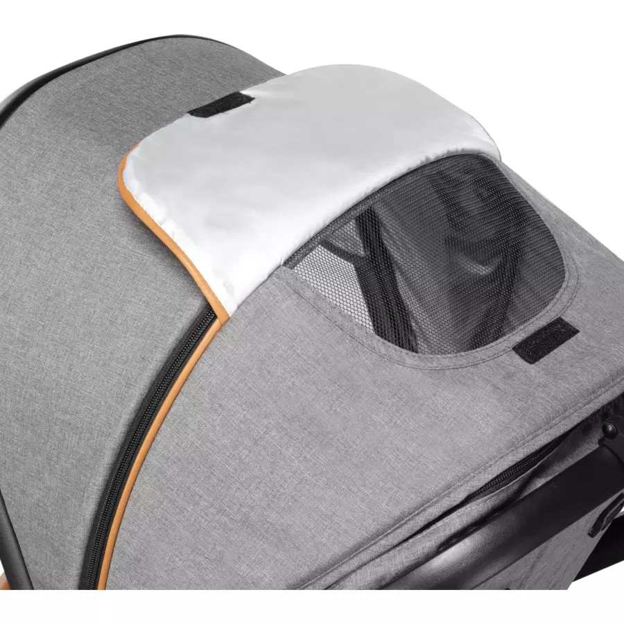 lionelo Kombikinderwagen Amber 3 in 1 grey stone