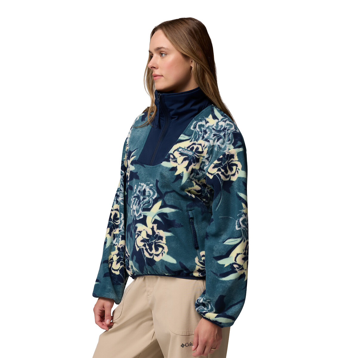 COLUMBIA<br>Suéter de lã Sequoia Grove™ com meio zíper