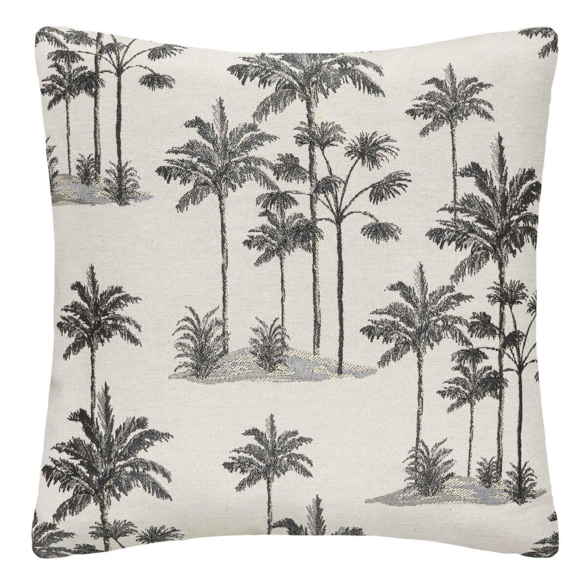 HOUSSE COUSSIN JACQUARD LUREX PALMIER 40X40CM
